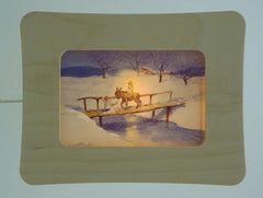 Postkartenlampe - Beleuchteter Bilderrahmen für 10x15cm Postkarten - 2500 De Noest