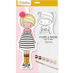 Puppe Laureen zum Bemalen - Exaclair