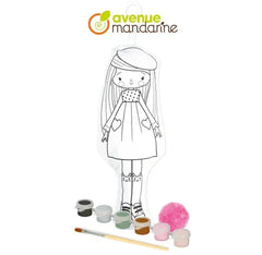 Puppe Lisa zum Bemalen Malset - Exaclair