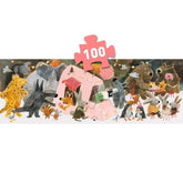 Puzzle 100 - Im Park mit Poster