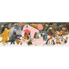 Puzzle 100 - Im Park mit Poster