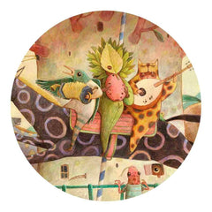 Puzzle 100 Teile - Galerie Wonderful Ride Djeco