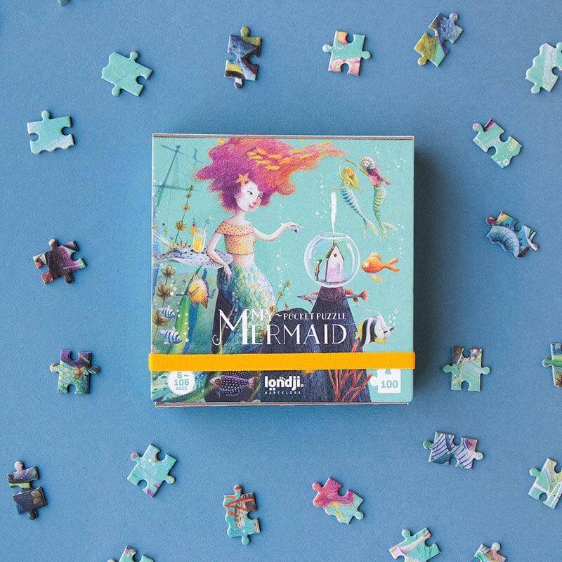 Puzzle 100 Teile - Pocket Mermaid Londji