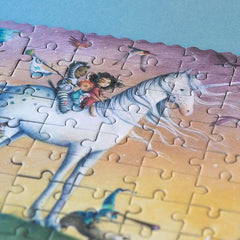Puzzle 100 Teile - Pocket Unicorn Londji