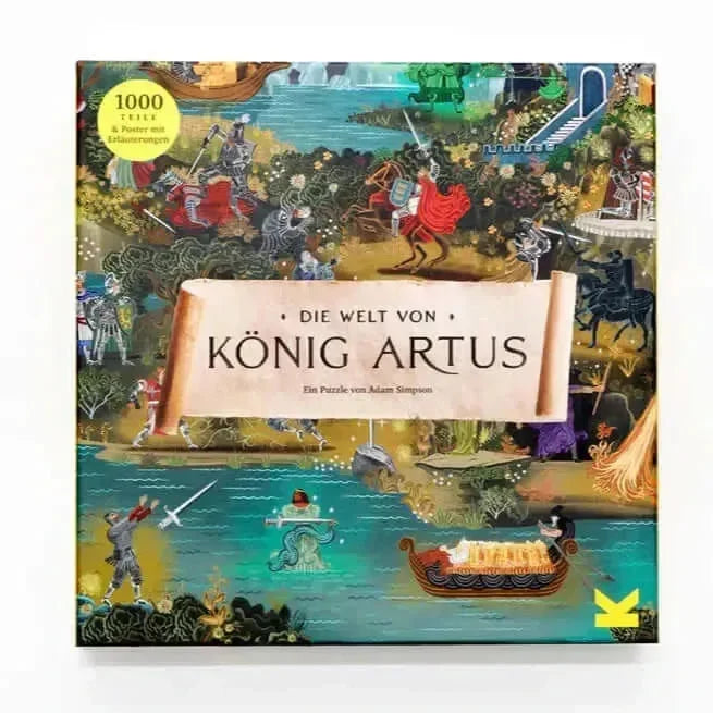 Puzzle 1000 Teile - König Artus Laurence King Spiele