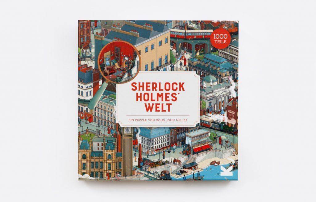 Puzzle 1000 Teile - Sherlock Holmes Welt Laurence King Spiele