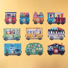 Puzzle 10x3 Teile - My Little Train - 2m lang Londji