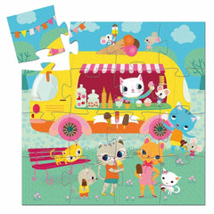 Puzzle 16 Teile - Ice Cream Truck Djeco