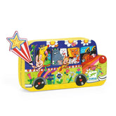 Puzzle 16 Teile - Regenbogenbus Djeco