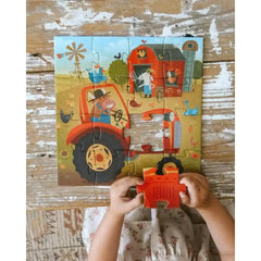 Puzzle 16 Teile - Traktor - DJ07275 Djeco