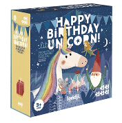 Puzzle 2-10 Teile Happy Birthday Unicorn! Londji