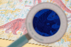 Puzzle 200 Teile - Entdecke Dinosaurier (+Magische Lupe) Londji