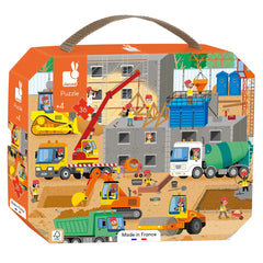 Puzzle 36 Teile - Auf der Baustelle - Janod