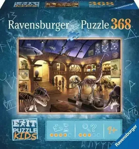 Puzzle 368 - Exit Kids - Im Naturkundemuseum - Puzzle mit Exit Spiel Elementen Ravensburger Spiele