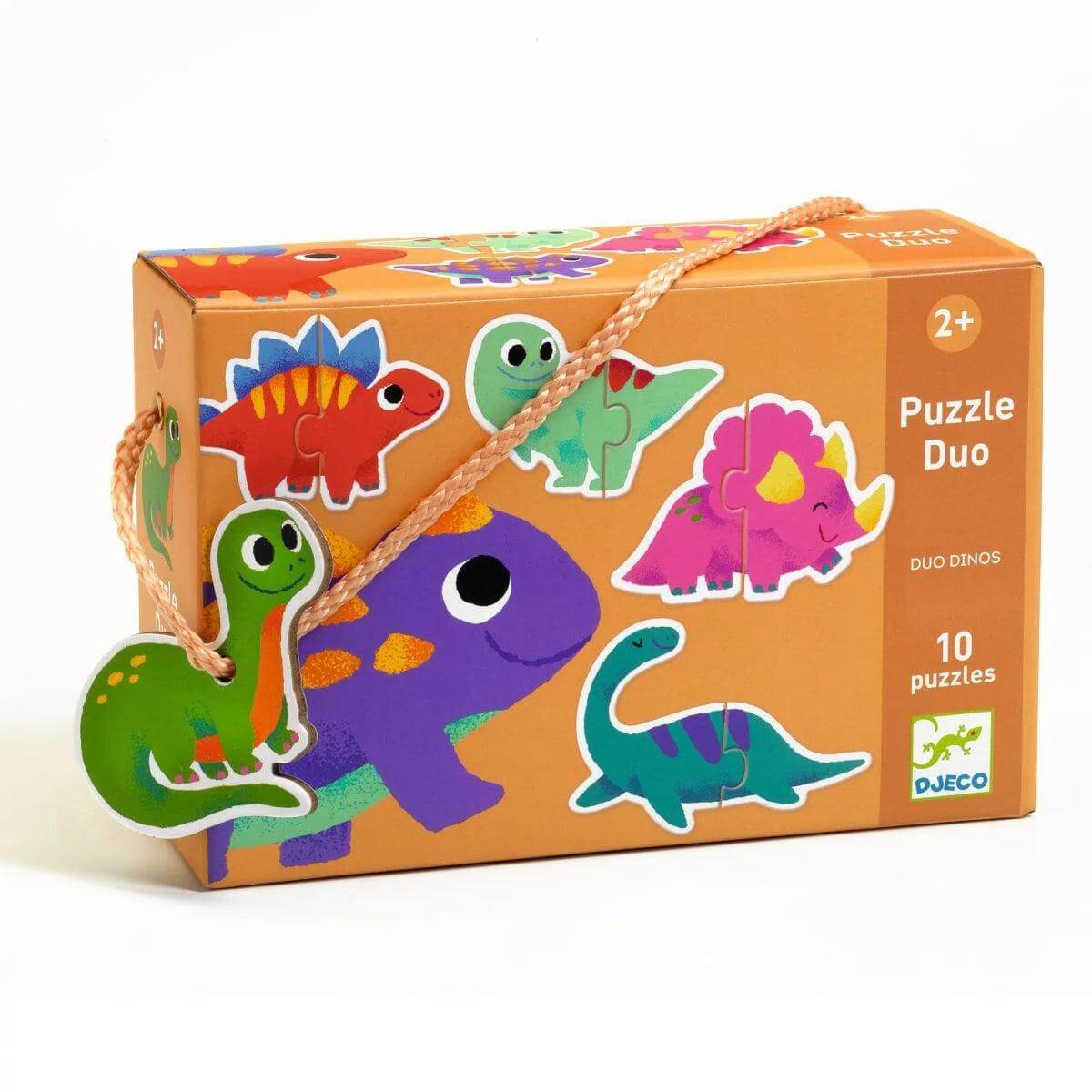 Puzzle Duo Dinos Djeco