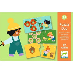 Puzzle Duo Erste Zahlen - DJ08272 Djeco