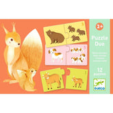 Puzzle Duo Tierbabys Djeco