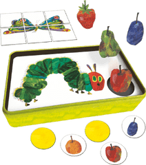 Raupe Nimmersatt Früchte sammeln Schmidt Spiele