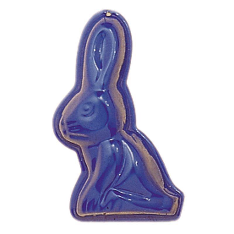 Relief-Sandform Hase blau aus Metall Nic Toys
