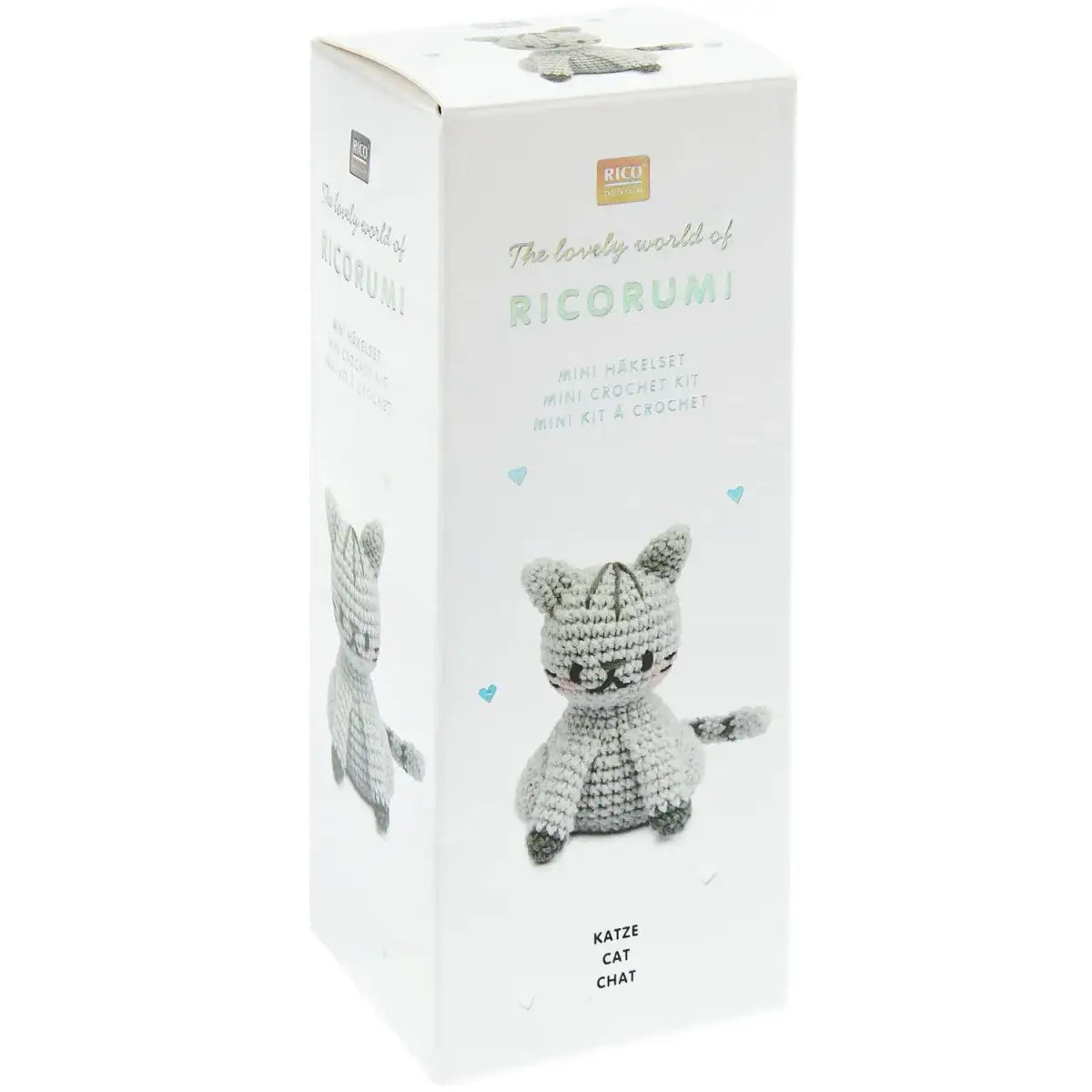 ricorumi-mini-easy-haekelset-katze - kunstundspiel