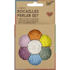 Rocailles Perlen Set - Bunt Folia