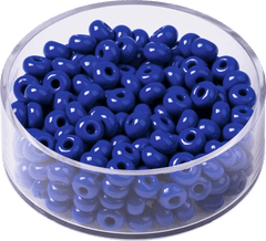 Rocailles Perlen - ultramarin Baiers