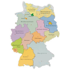 Schichtenpuzzle Deutschland - in 3 Schichten Goki