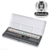 Schmincke Metallkasten AKADEMIE Aquarell 12 x 1/2 Näpfchen - 75776 Schmincke