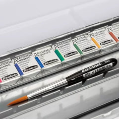 Schmincke Metallkasten AKADEMIE Aquarell 12 x 1/2 Näpfchen - 75776 Schmincke