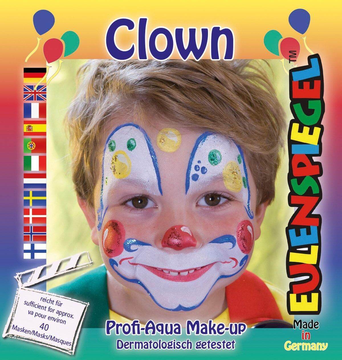 Schmink Set - Clown Eulenspiegel