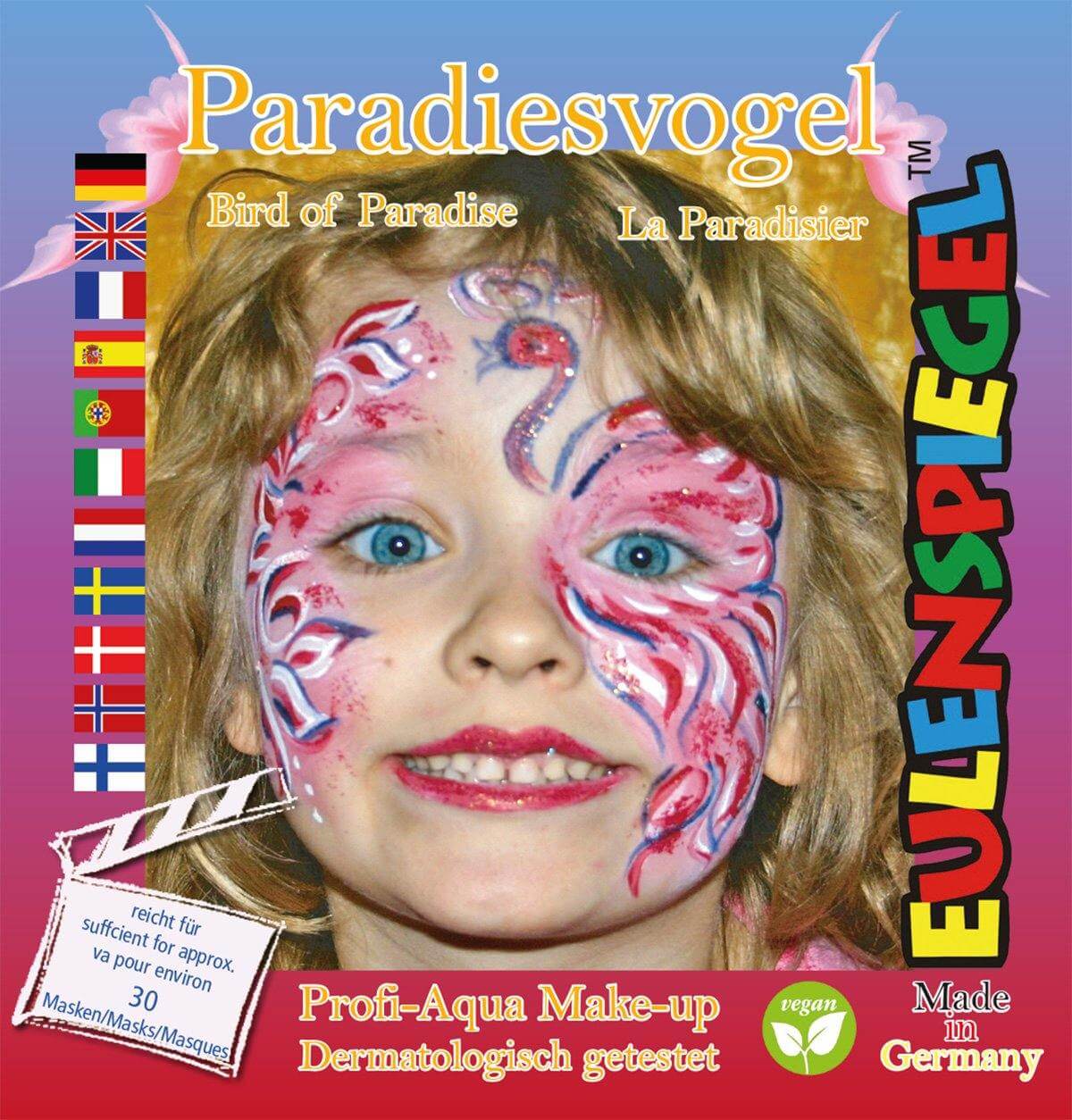 Schmink Set - Paradiesvogel Eulenspiegel