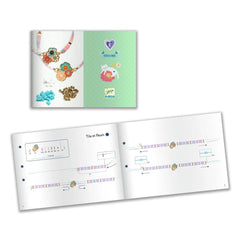 Schmuck basteln Blumen - 94 Perlen Djeco