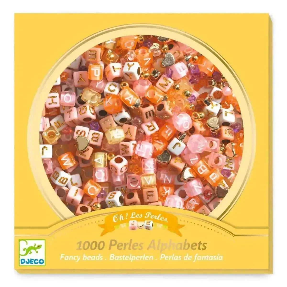 Schmuck basteln - Buchstaben gold Djeco