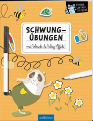 Schwungübungen mit Wisch & Weg Effekt ars edition