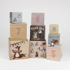 Stapelspiel Pyramide Musiker - Würfelpyramide