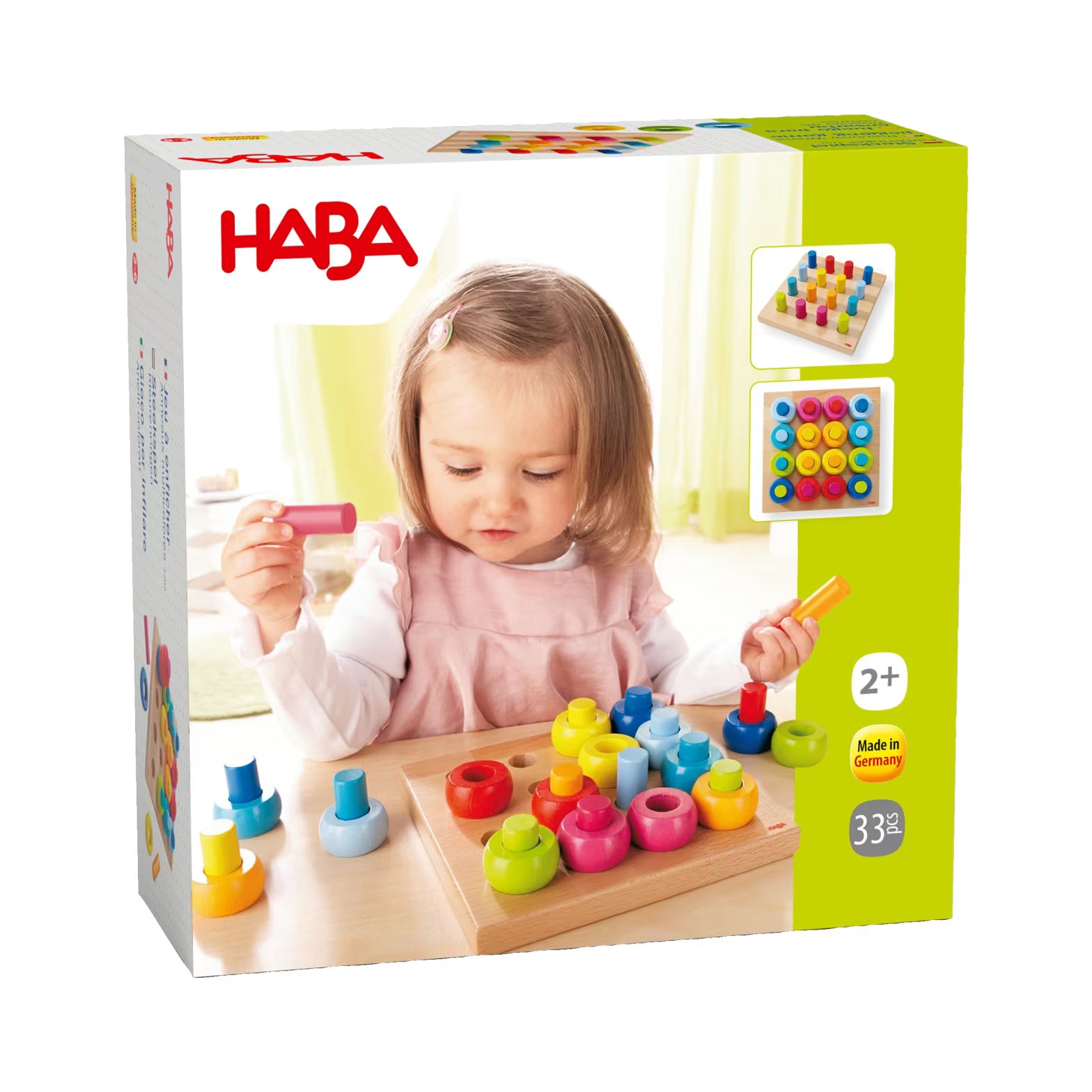 Steckspiel Farbkringel - 1002202001 Haba