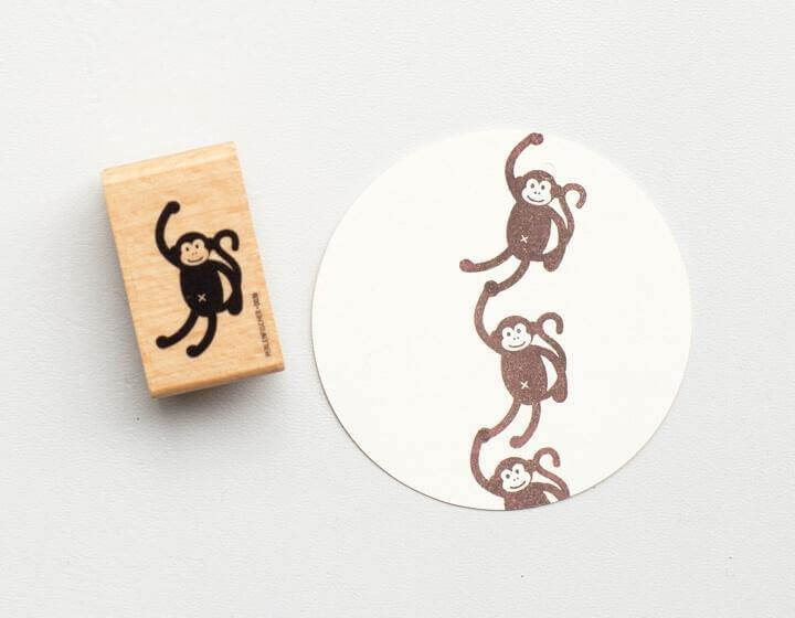 Stempel Affenkind Perlenfischer