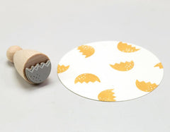 Stempel Eierschale Perlenfischer