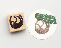 Stempel Faultier Perlenfischer