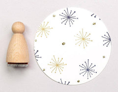 Stempel Flocke 6 Perlenfischer