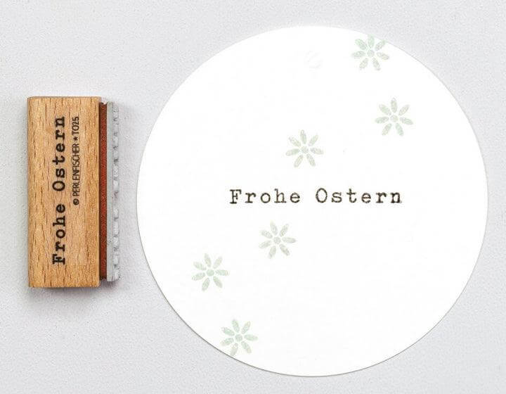 Stempel Frohe Ostern 2 Perlenfischer