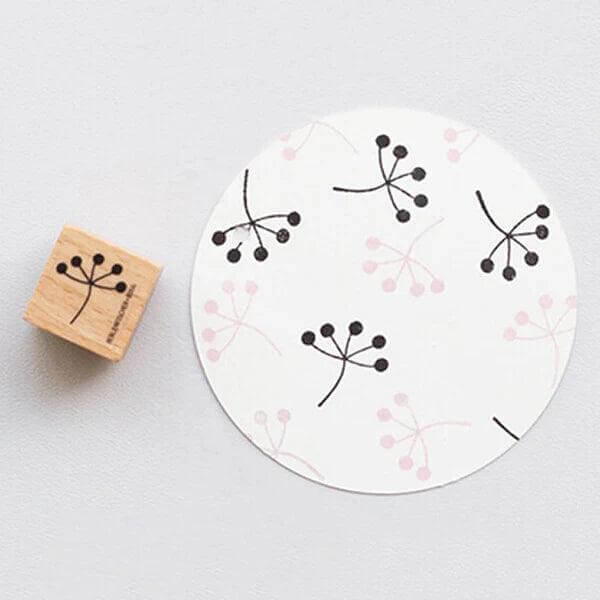 Stempel Fünf Knospen Perlenfischer