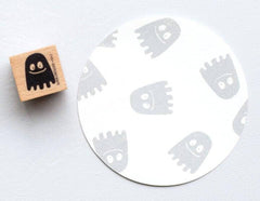 Stempel Gespenst lustig Perlenfischer