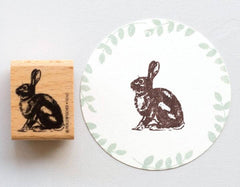 Stempel Hase Perlenfischer