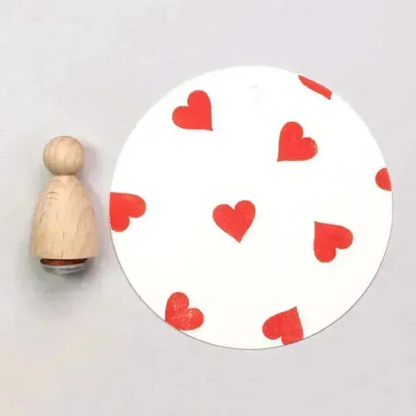 Stempel Herz Perlenfischer