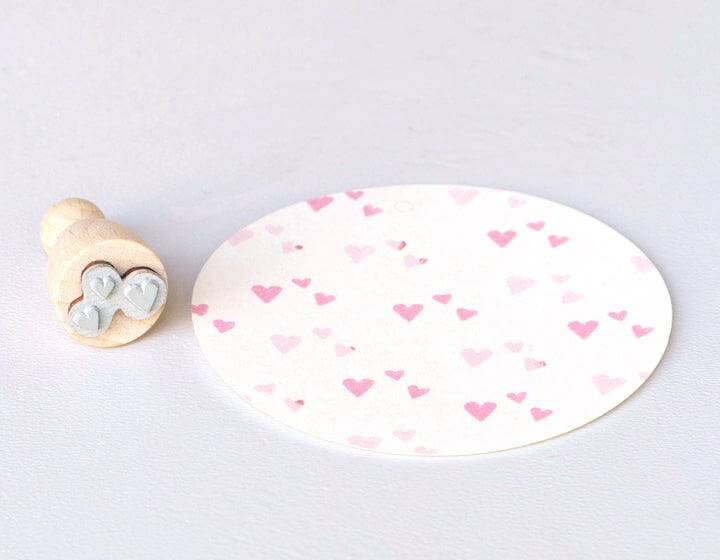 Stempel Herzkonfetti Perlenfischer