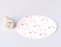 Stempel Herzkonfetti Perlenfischer