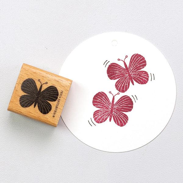 Stempel kleiner Schmetterling Perlenfischer