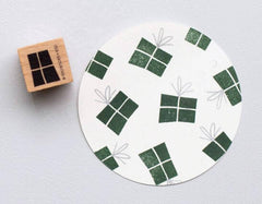 Stempel kleines Geschenk ohne Schleife Perlenfischer