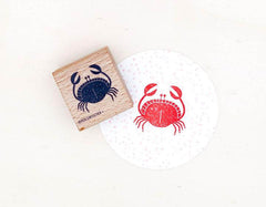 Stempel Krabbe Perlenfischer